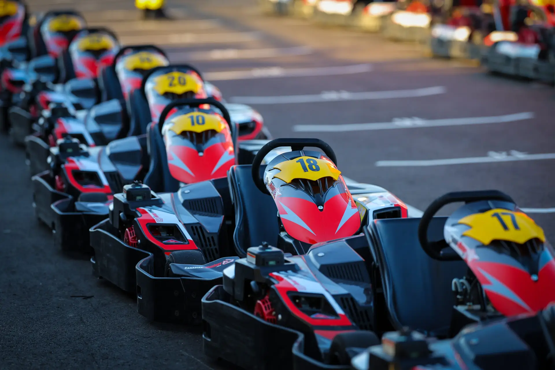 Arrive and Drive kart racing
